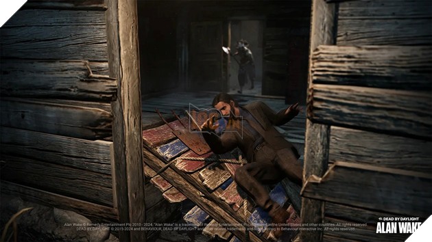Alan Wake sử dụng đèn pin trong Dead by Daylight