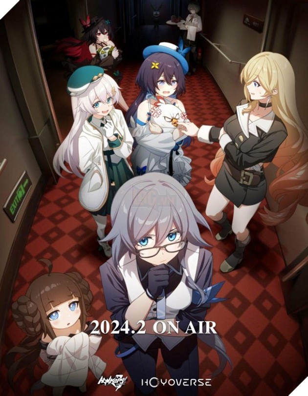 alt text: Teaser anime Honkai Impact 3rd phần 2 với hình ảnh bí ẩn