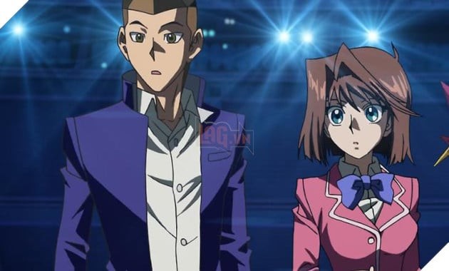Anzu và Honda trong YugiOh