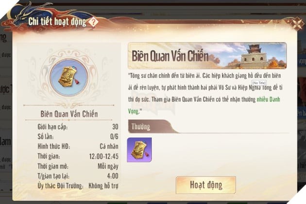 Hướng Dẫn Chi Tiết Biên Quan Vấn Chiến: Đỉnh Cao Chiến Thuật và Tinh Thần Đồng Đội trong Thiên Long Bát Bộ 2 VNG