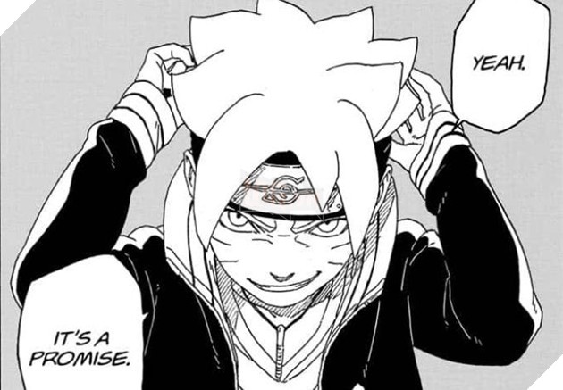 Boruto hóa thành thanh kiếm để tấn công Isshiki