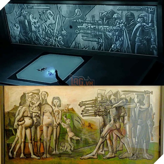 Bức tranh Guernica phiên bản Mandalorian trong Star Wars