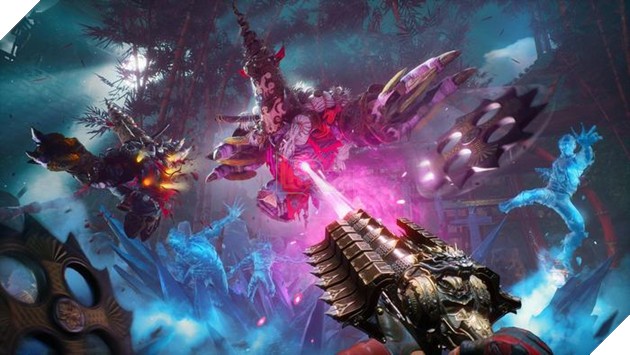 Cảnh chiến đấu trong Shadow Warrior 3