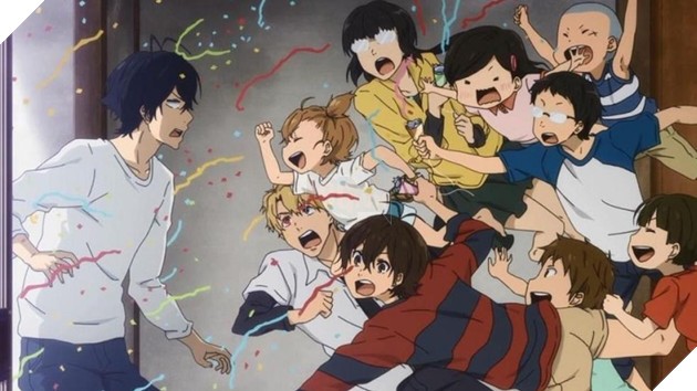 Cảnh làng quê trong Barakamon