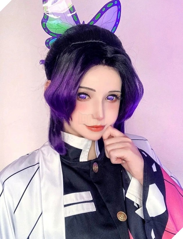 Chi tiết bộ cosplay Trùng Trụ Shinobu Kochou