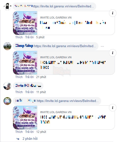 Cộng đồng game thủ khác dần cảm thấy &quot;dị ứng&quot; với spam link từ game thủ LMHT, Liên Quân và Free Fire