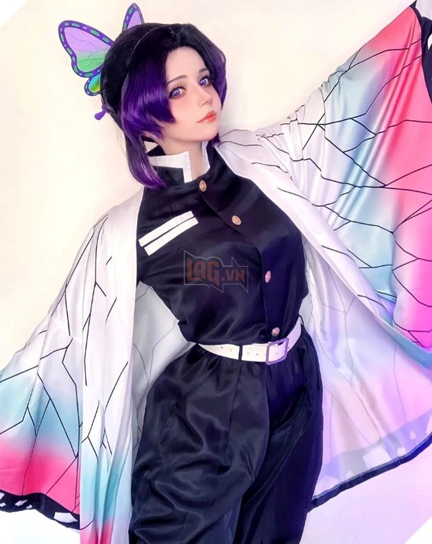 Cộng đồng mạng khen ngợi bộ cosplay Trùng Trụ Shinobu Kochou
