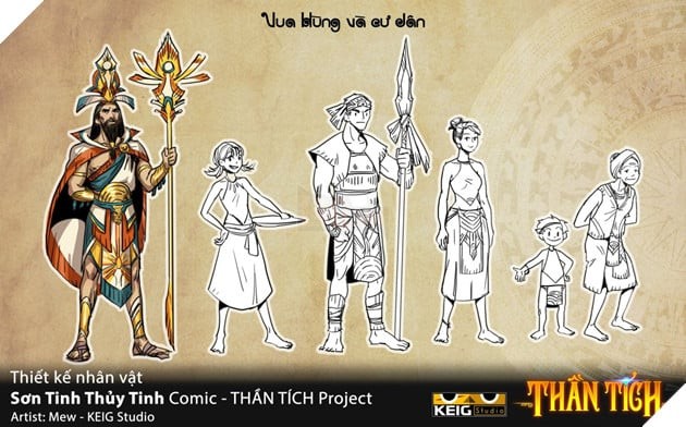 Cốt truyện của Thần Tích: Sơn Tinh - Thủy Tinh