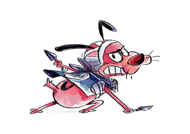 Courage The Cowardly Dog trong Naruto