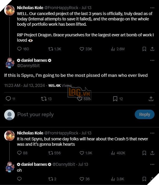 Crash Bandicoot 5 cancelled