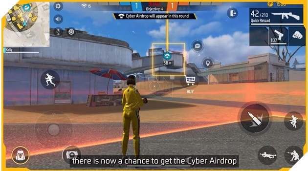 Cyber Airdrop trong chế độ Clash Squad
