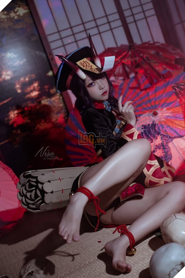 二佐Nisa cosplay Rem trong Re:Zero