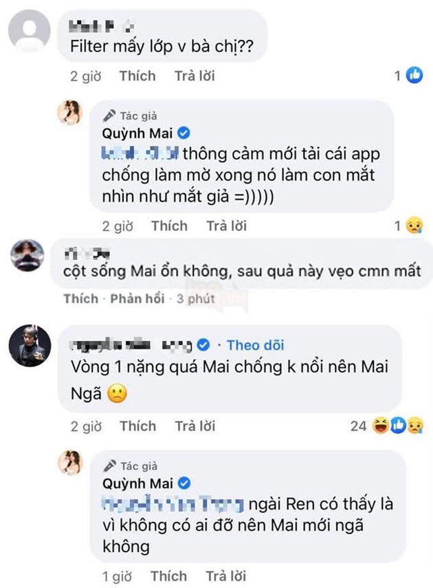 Fan khuyên Mai Dora cẩn thận với tư thế chụp hình