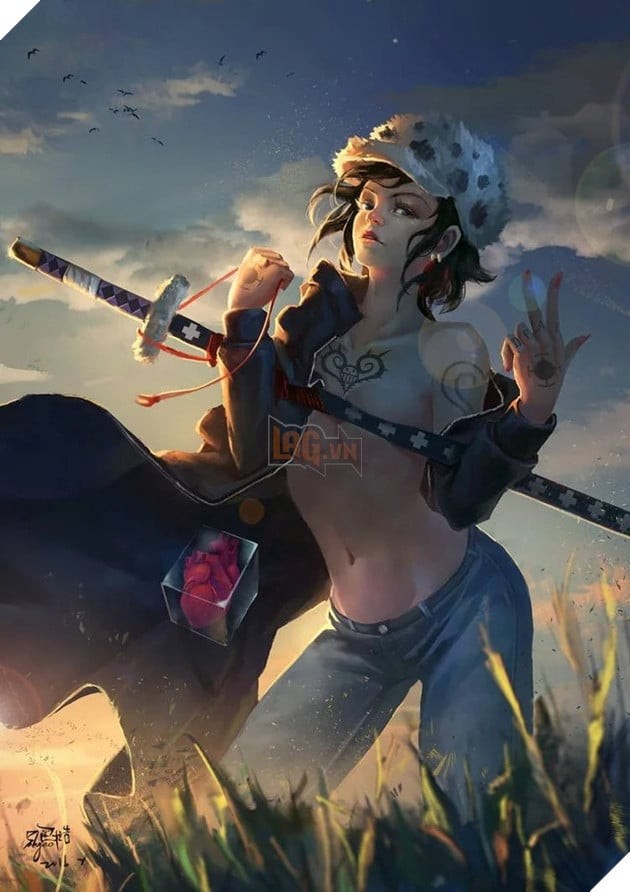 Fanart Law phiên bản nữ 3
