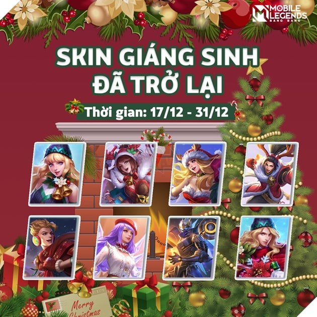 Mobile Legends: Bang Bang: Đón mùa lễ hội cuối năm với trang phục mới và quà tặng hấp dẫn