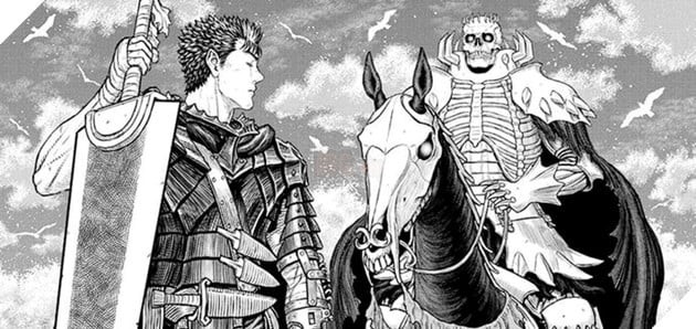 Guts bị bộ giáp Berserk bao phủ
