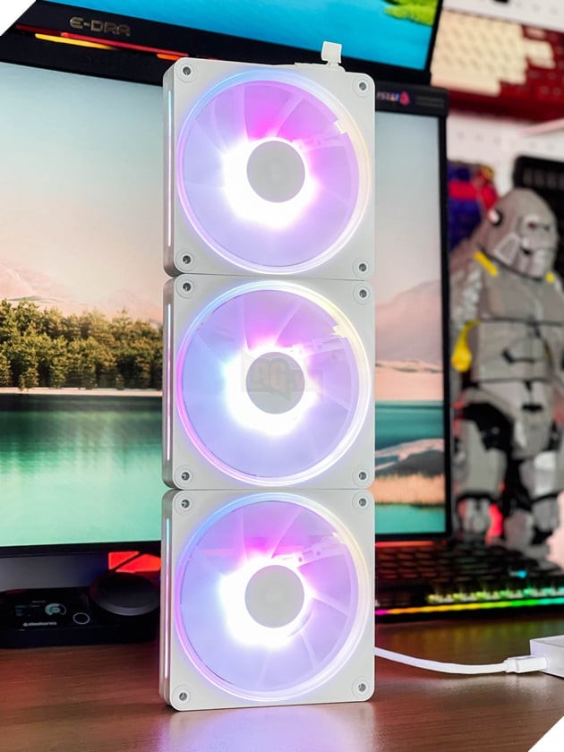 Hiệu ứng ánh sáng của Corsair iCUE LINK LX120 RGB