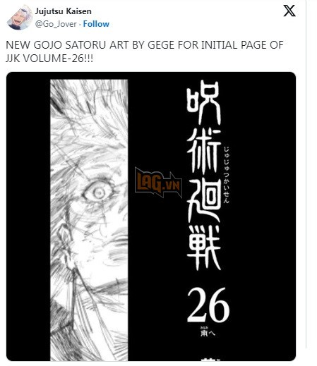 Hình ảnh Gojo Satoru trong Jujutsu Kaisen Tập 26