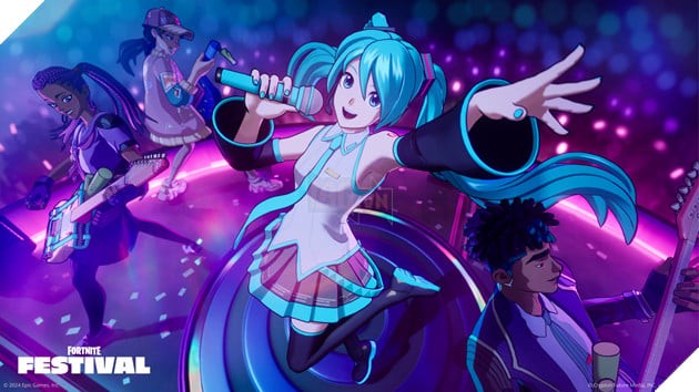 Hatsune Miku đổ bộ Fortnite: Bữa tiệc âm nhạc đỉnh cao trong Season 7