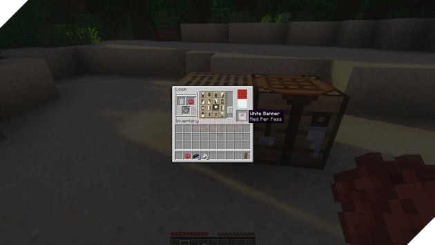 Hình ảnh hướng dẫn cách custom banner màu đỏ trong Minecraft 1.19