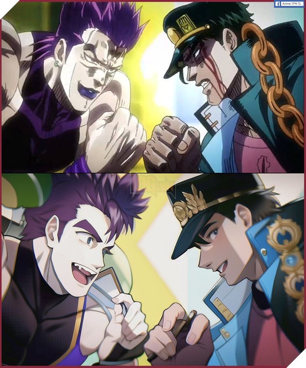 Hình ảnh Jojo's Bizarre Adventure được vẽ bởi AI