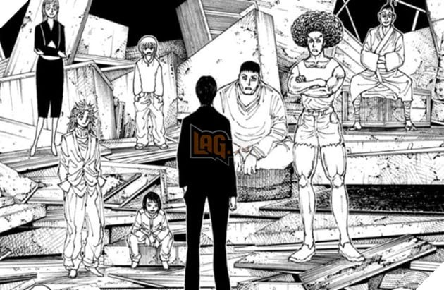 Spoiler Hunter X Hunter 398 và tóm tắt nội dung 397: Hồi tưởng kết thúc, chúng ta quay lại với tình hình trên tàu. Hinrigh bất ngờ chạm mặt Nobunaga!
