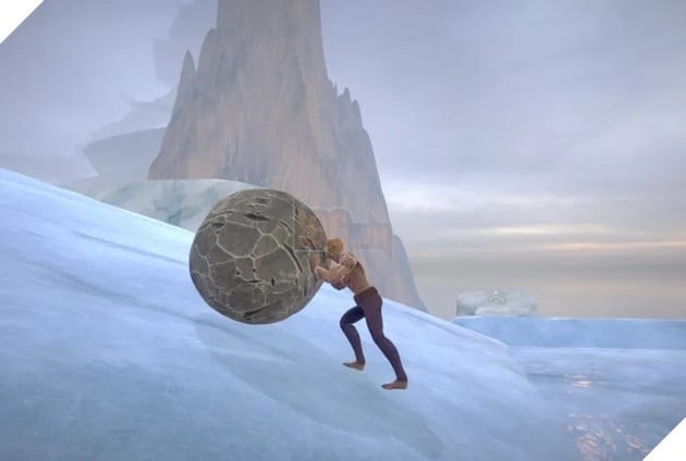 Hình ảnh Sisyphus trong game Pushing It! With Sisyphus
