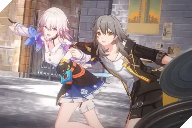 Honkai Star Rail - Fanart March 7th và Stelle
