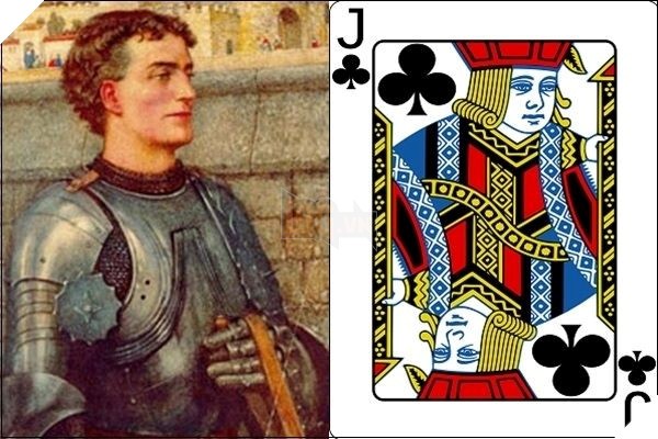 J Chuồn tượng trưng cho hiệp sĩ Lancelot
