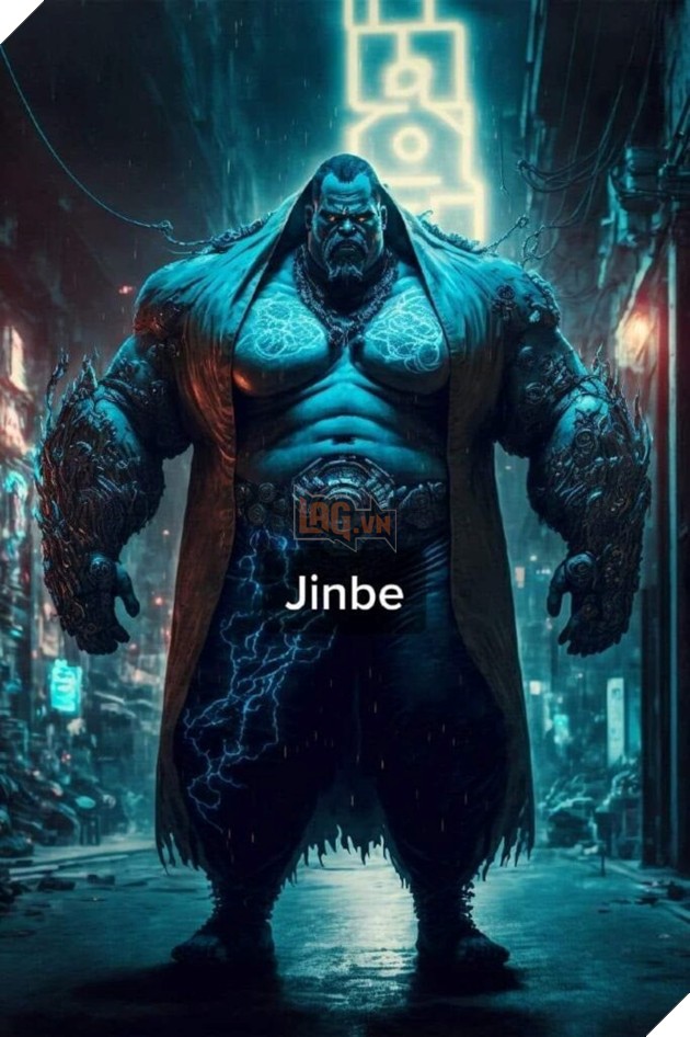 Jinbe trong thế giới Cyberpunk