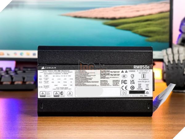 Kết quả kiểm tra đáp ứng tức thời của Corsair RM850e