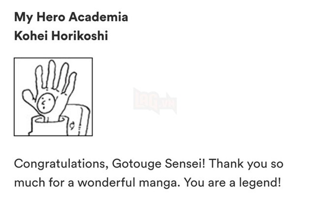 Lời khen từ tác giả My Hero Academia