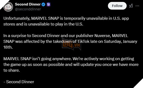 Marvel Snap Bị Cấm Tại Mỹ: Nối Gót TikTok?