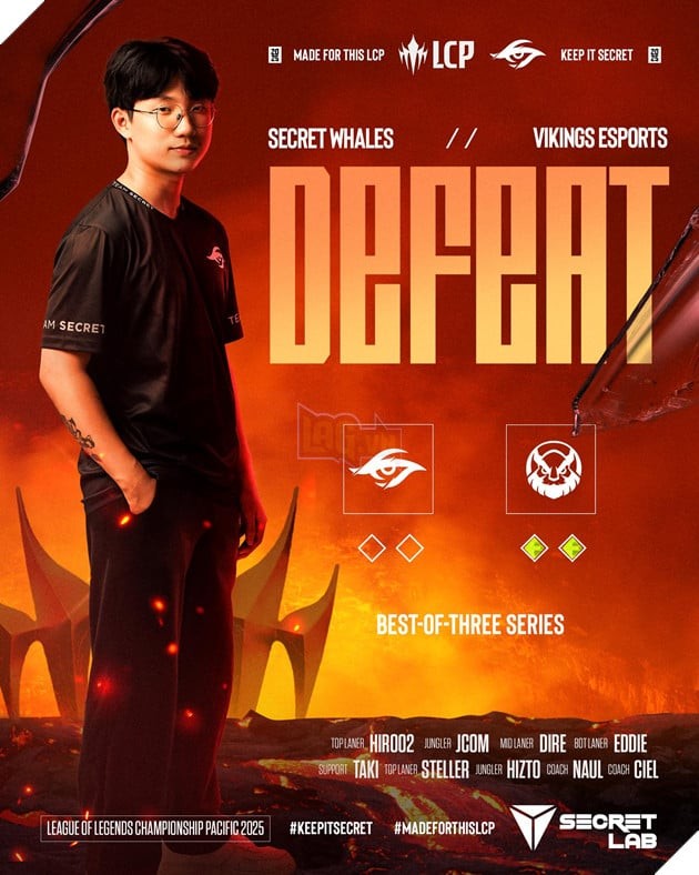 Team Secret Whales Đối Đầu MGN Vikings Esports: HLV Naul Nhận Định Về Thất Bại Đầu Tiên Tại LCP 2025