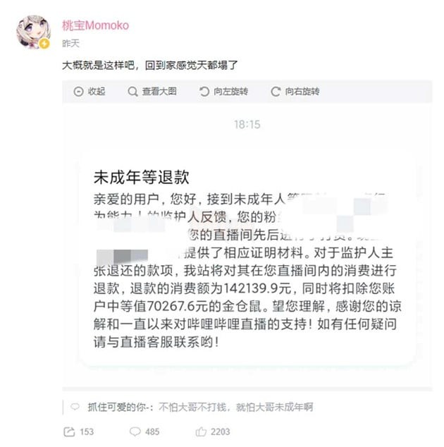 Nữ Streamer Bilibili Phải Hoàn Trả Gần 400 Triệu Đồng Donate: Cộng Đồng Phẫn Nộ