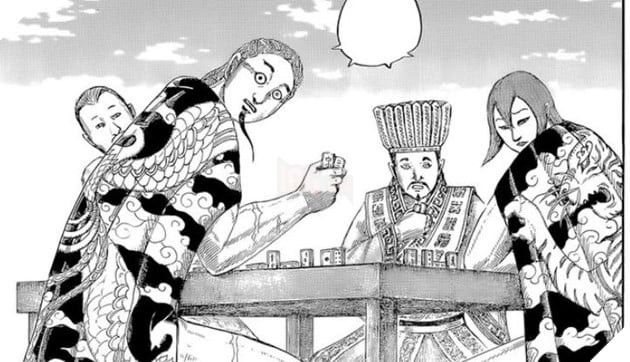 Dự đoán spoiler Kingdom chap 651, tóm tắt nội dung chap 650: Ngụy vẫn chưa hồi âm lời đề nghị hợp tác của Tần. Mông Vũ với 30,000 quân đang phải đối đầu với 80,000 quân tại thành Thập Hổ. Trong chương tới, liệu Ngô Phụng Minh cùng quân đội Ngụy quốc có xuất hiện hỗ trợ Tần tiến công?