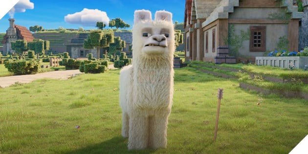 Một cảnh trong phim A Minecraft Movie