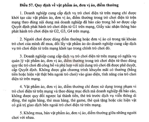 Nghị định 147/2024/NĐ-CP: Cấm Giao Dịch Vật Phẩm Ảo Trong Game Từ Năm 2025