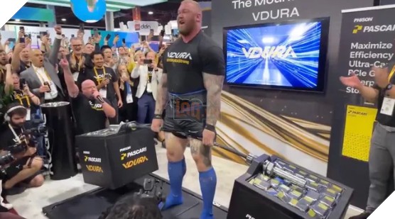 “The Mountain” Hafþór Júlíus Björnsson Nâng Tạ Khủng Với Ổ Cứng SSD