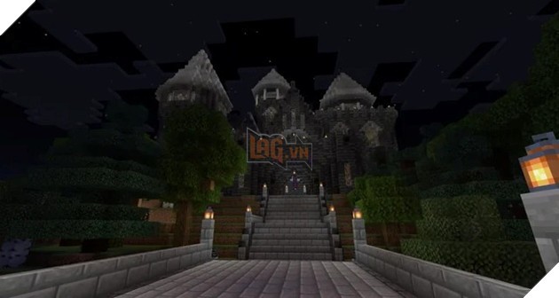 Nội thất lâu đài trong Minecraft