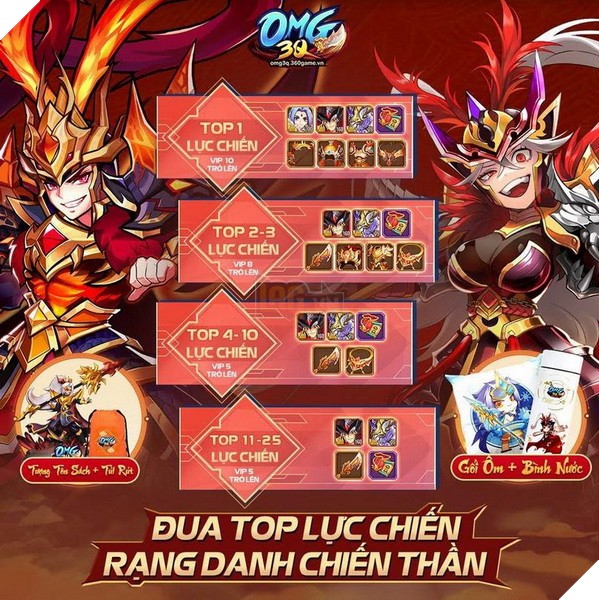 OMG 3Q - Phần thưởng đua top sự kiện