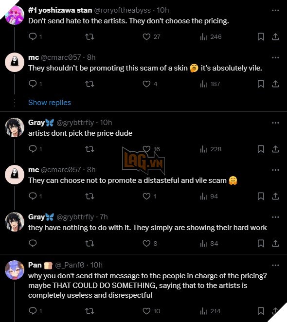 Phản ứng cộng đồng trên Twitter