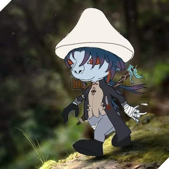 Phiên bản meme Smurf Cat/Blue Mushroom Cat 2