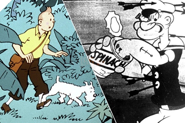 Popeye và Tintin Chính Thức Trở Thành Tài Sản Công Cộng