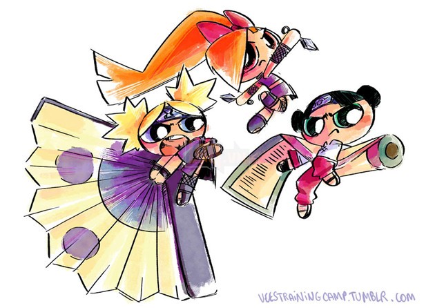 Powerpuff Girls trong Naruto