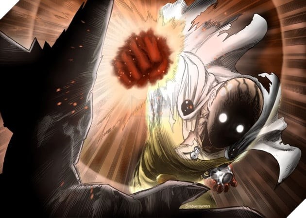 Saitama đối đầu với Cosmic Garou
