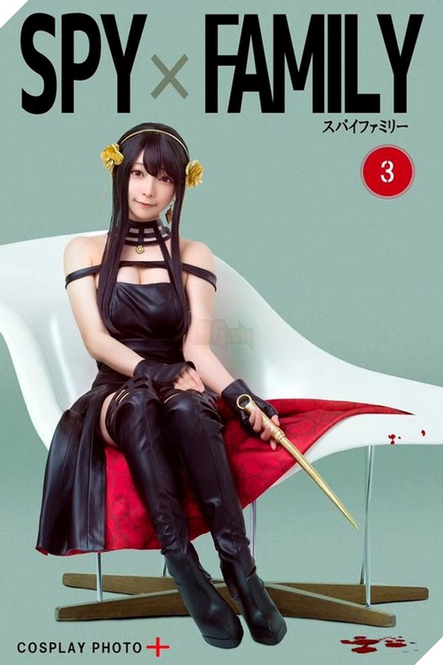 Saki Miyamoto cosplay Yor trong Spy x Family