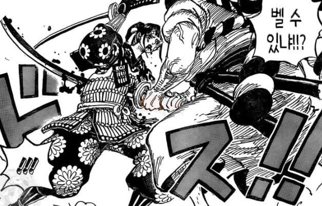 Sanji tấn công Queen