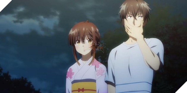 Sayu và Yoshida tại lễ hội
