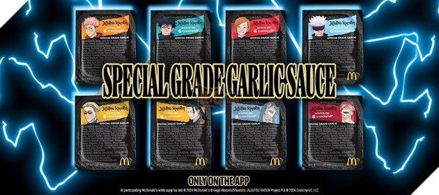 McDonald’s hợp tác Jujutsu Kaisen ra mắt sốt chấm độc quyền tại Mỹ